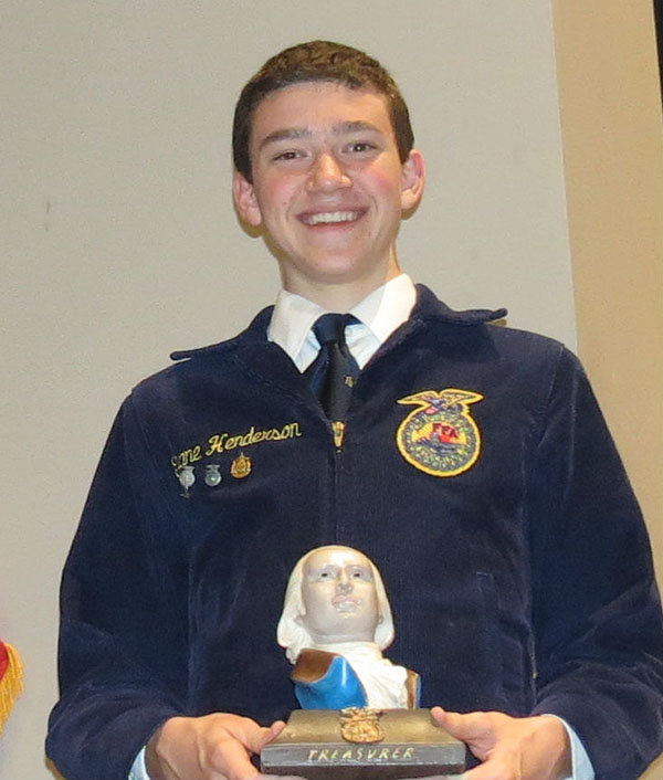 Henderson Elected to Area FFA Office