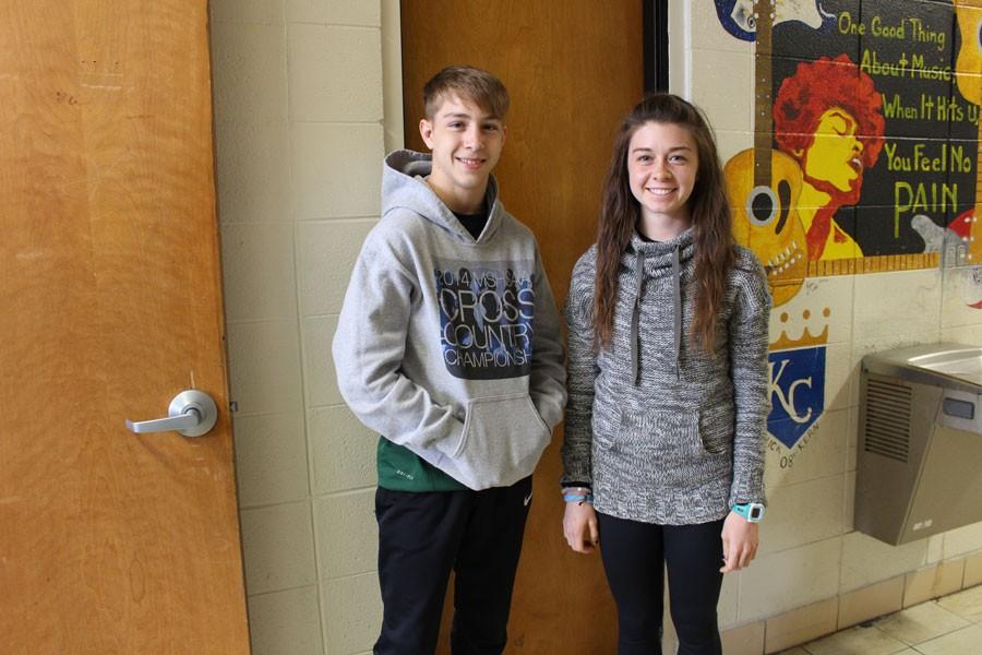 Junior Ashlee Kuykendall and sophomore Dallas Larsen are chosen for Featured Player of the month for track. Both plan on continuing track through high school 
