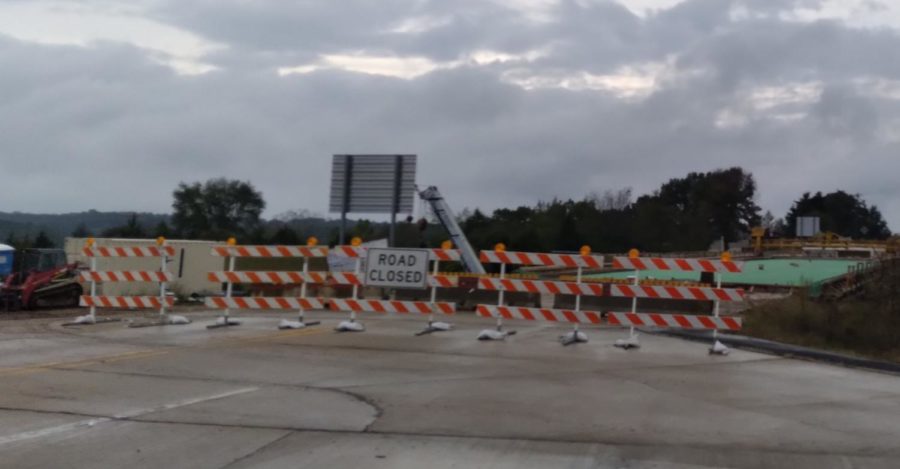 The Wildcat Drive bridge is one of two bridges currently under construction. The bridge construction was scheduled from June 14 to December 1.
