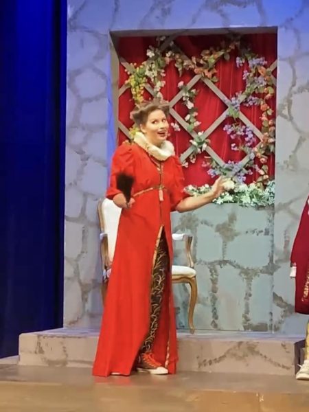 Sophomore Aleah Minks plays a role in a Liberty Center production. Minks is in the WHS Women’s Choir, but has followed her passion for performing to the stage.