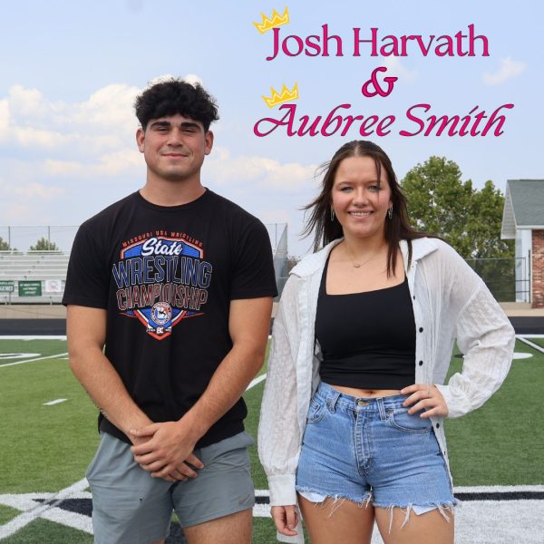 Juniors Josh Harvath and Aubree Smith