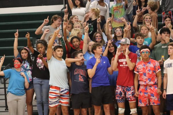 Pep Club is out supporting the lady cats on September 3rd. The theme is USA
