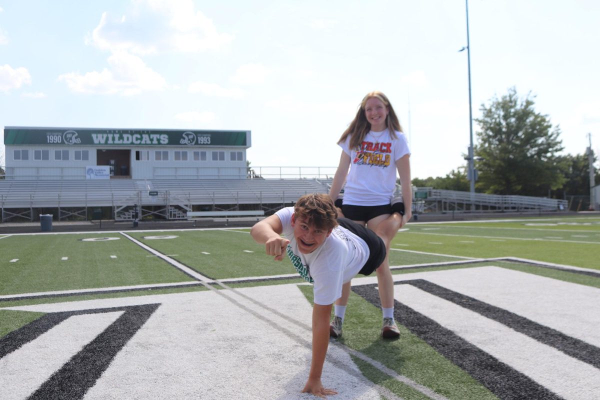Seniors Brayden Henderson and Naomi Yoder