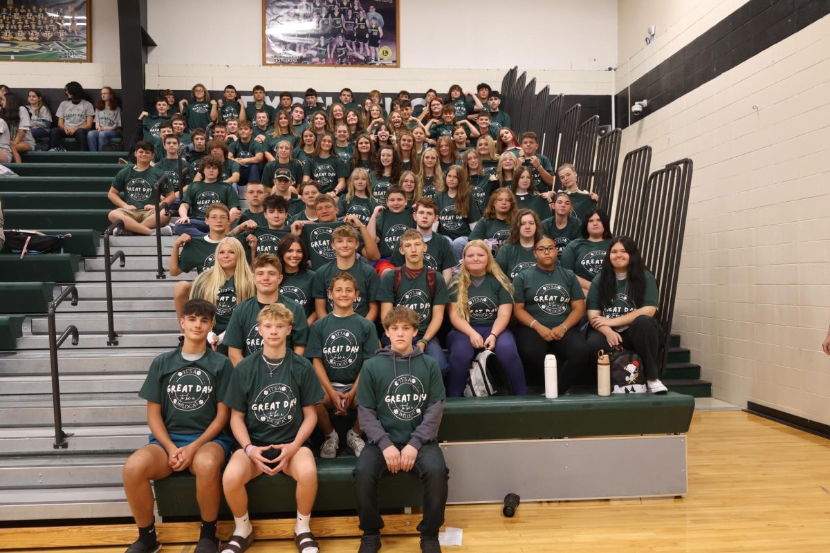 Fresmen class at the 1st day assembly