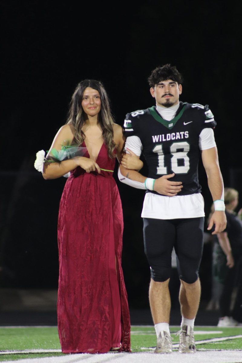 Seniors Hailey Ferguson and Josh Harvath