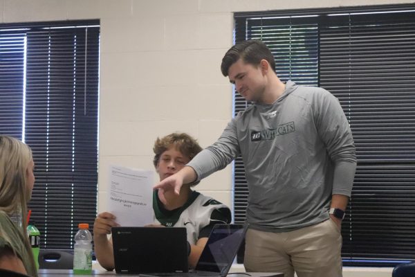 History teacher Noah Marshall